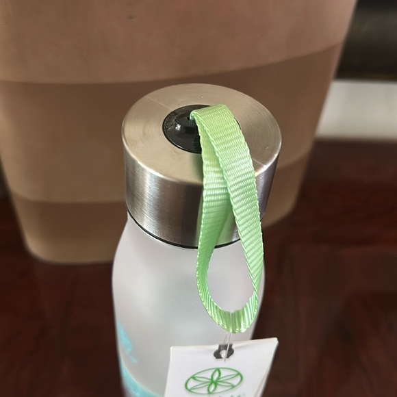 Gaiam *NWT* 22 Ounce Fruit Infuser Water Bottle, BPA Free Non-Toxic, Green Strap - Picture 14 of 14
